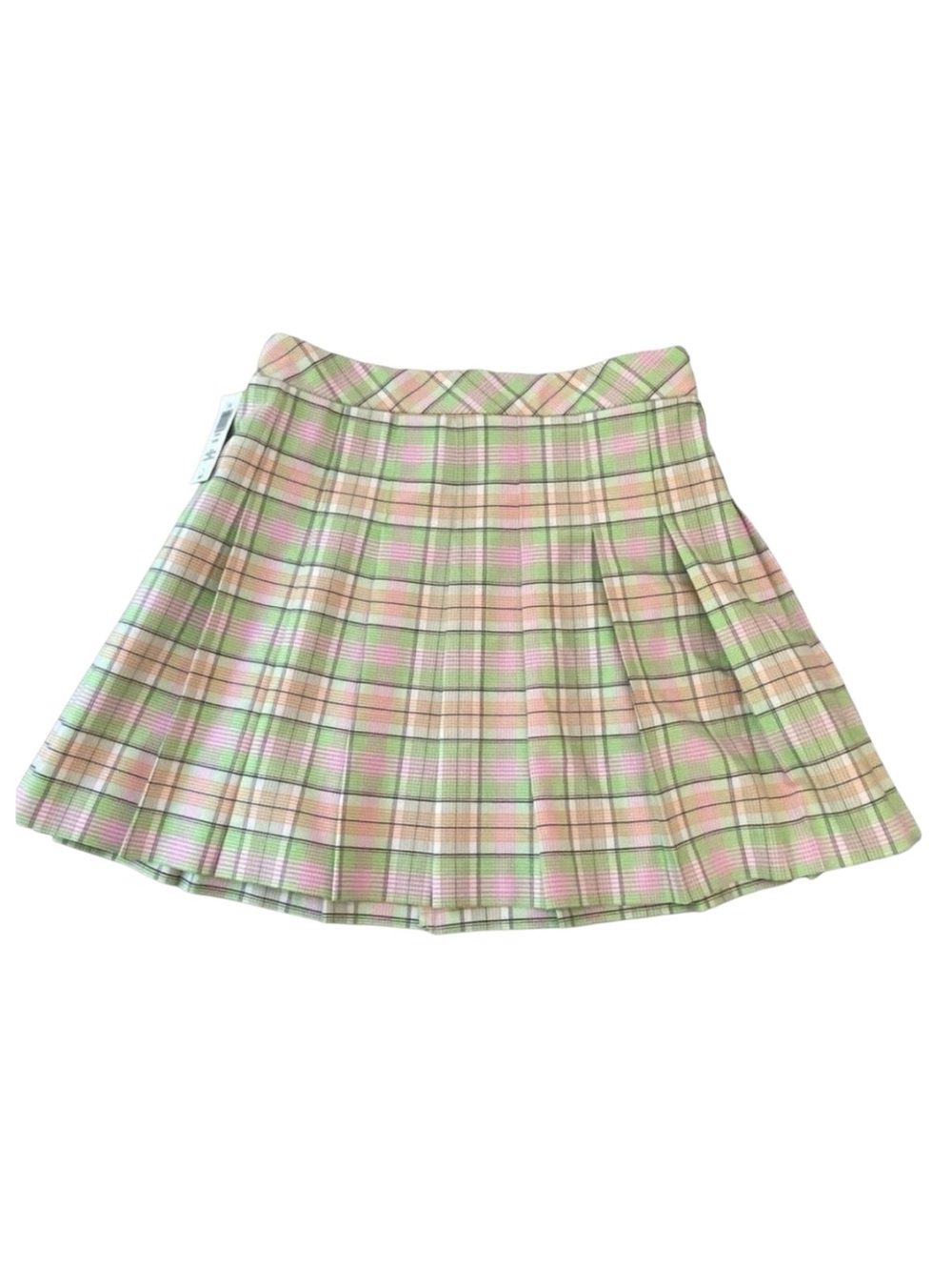 Artizia Sunday best mini skirt Olive NWT SUN-deh collegiate pleated white Lola 4